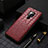 Soft Luxury Leather Snap On Case Cover R05 for Huawei Mate 20 X 5G