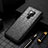 Soft Luxury Leather Snap On Case Cover R05 for Huawei Mate 20 X 5G Black