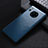 Soft Luxury Leather Snap On Case Cover R05 for Huawei Mate 30 Blue