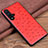 Soft Luxury Leather Snap On Case Cover R05 for Huawei Nova 5 Pro Red