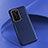 Soft Luxury Leather Snap On Case Cover R05 for Huawei P40 Blue