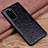 Soft Luxury Leather Snap On Case Cover R05 for Samsung Galaxy S20 Plus 5G Black