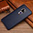 Soft Luxury Leather Snap On Case Cover R06 for Huawei Mate 20 Blue