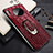 Soft Luxury Leather Snap On Case Cover R06 for Huawei Mate 30 Pro 5G Red Wine