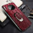 Soft Luxury Leather Snap On Case Cover R06 for Huawei Mate 30 Pro Red Wine