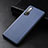 Soft Luxury Leather Snap On Case Cover R06 for Huawei Nova 6 5G Blue