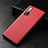 Soft Luxury Leather Snap On Case Cover R06 for Huawei Nova 6 5G Red