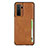 Soft Luxury Leather Snap On Case Cover R06 for Huawei Nova 7 SE 5G