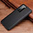 Soft Luxury Leather Snap On Case Cover R06 for Huawei P40 Pro Black