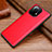 Soft Luxury Leather Snap On Case Cover R06 for Xiaomi Mi 11 Lite 5G Red