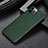 Soft Luxury Leather Snap On Case Cover R07 for Apple iPhone 12 Pro Green