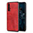 Soft Luxury Leather Snap On Case Cover R07 for Huawei Honor 20 Pro Red