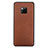 Soft Luxury Leather Snap On Case Cover R07 for Huawei Mate 20 Pro Orange