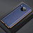 Soft Luxury Leather Snap On Case Cover R07 for Huawei Mate 30 Blue