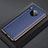 Soft Luxury Leather Snap On Case Cover R07 for Huawei Mate 30E Pro 5G Blue