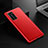 Soft Luxury Leather Snap On Case Cover R07 for Huawei P40 Pro Red