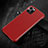 Soft Luxury Leather Snap On Case Cover R08 for Apple iPhone 11 Pro Red