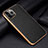 Soft Luxury Leather Snap On Case Cover S01 for Apple iPhone 13 Pro Black