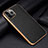 Soft Luxury Leather Snap On Case Cover S01 for Apple iPhone 13 Pro Max Black