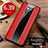 Soft Luxury Leather Snap On Case Cover S01 for Huawei Mate 20 Pro Red