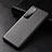 Soft Luxury Leather Snap On Case Cover S01 for Huawei Nova 7 Pro 5G Black