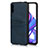 Soft Luxury Leather Snap On Case Cover S01 for Huawei Y9s Blue