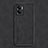 Soft Luxury Leather Snap On Case Cover S01 for Oppo A77 5G Black