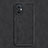 Soft Luxury Leather Snap On Case Cover S01 for Oppo A96 5G Black