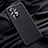 Soft Luxury Leather Snap On Case Cover S01 for Oppo Reno6 Pro 5G Black