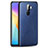 Soft Luxury Leather Snap On Case Cover S01 for Realme X2 Pro Blue