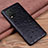 Soft Luxury Leather Snap On Case Cover S01 for Xiaomi Mi 10 Lite Black