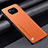 Soft Luxury Leather Snap On Case Cover S01 for Xiaomi Poco X3 Orange