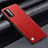 Soft Luxury Leather Snap On Case Cover S01 for Xiaomi Redmi 9T 4G Red