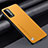Soft Luxury Leather Snap On Case Cover S01 for Xiaomi Redmi 9T 4G Yellow