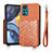 Soft Luxury Leather Snap On Case Cover S01D for Motorola Moto G22
