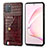 Soft Luxury Leather Snap On Case Cover S01D for Samsung Galaxy M60s