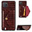 Soft Luxury Leather Snap On Case Cover S01D for Samsung Galaxy M60s