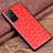 Soft Luxury Leather Snap On Case Cover S02 for Huawei Honor 30S Red