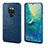 Soft Luxury Leather Snap On Case Cover S02 for Huawei Mate 20 Blue
