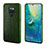 Soft Luxury Leather Snap On Case Cover S02 for Huawei Mate 20 Green