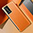 Soft Luxury Leather Snap On Case Cover S02 for Huawei P40 Pro+ Plus Orange