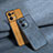 Soft Luxury Leather Snap On Case Cover S02 for Oppo Reno8 5G