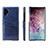 Soft Luxury Leather Snap On Case Cover S02 for Samsung Galaxy Note 10 Plus 5G Blue