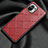 Soft Luxury Leather Snap On Case Cover S02 for Xiaomi Mi 11 5G Red