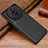 Soft Luxury Leather Snap On Case Cover S02 for Xiaomi Mi 12 Ultra 5G Black