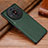 Soft Luxury Leather Snap On Case Cover S02 for Xiaomi Mi 12S Ultra 5G Green
