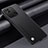 Soft Luxury Leather Snap On Case Cover S02 for Xiaomi Redmi 10A 4G Black