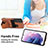 Soft Luxury Leather Snap On Case Cover S02D for Samsung Galaxy S22 5G