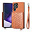 Soft Luxury Leather Snap On Case Cover S02D for Samsung Galaxy S23 Ultra 5G