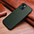 Soft Luxury Leather Snap On Case Cover S03 for Apple iPhone 13 Green